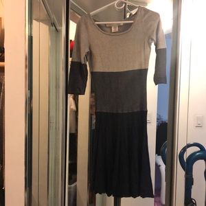 Women’s dress in 3 different color blues